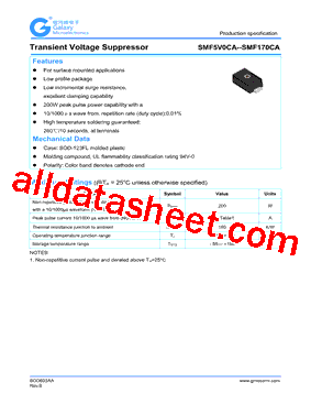 SMF60CA型号图片