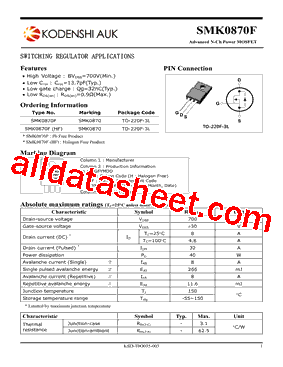 SMK0870F(HF)型号图片