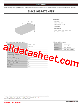 SMK316B7472KF8T型号图片