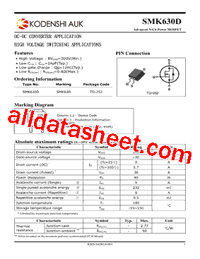 SMK630D型号图片