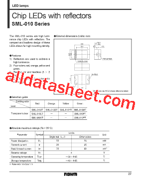 SML-010PTT86型号图片