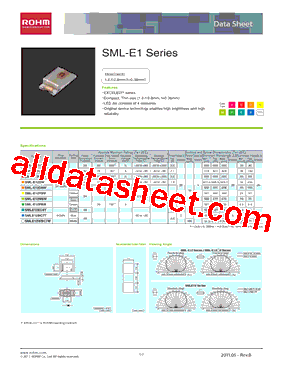 SML-E12BWT86P型号图片