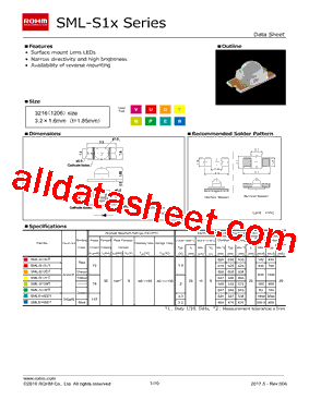 SML-S13YT型号图片