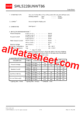 SML522BUNWT86型号图片