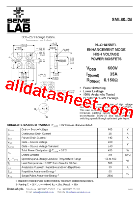 SML60J35型号图片