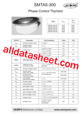 SMTA5-300-60型号图片