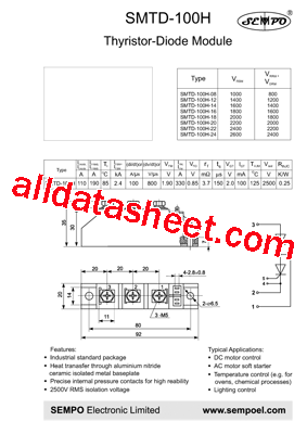 SMTD-100H-08型号图片