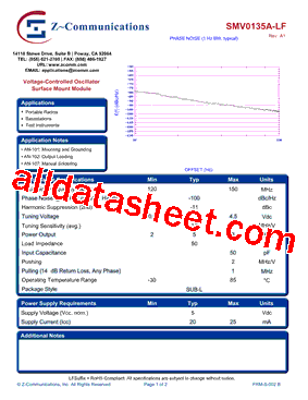 SMV0135A-LF_10型号图片