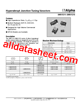 SMV1214-001LF型号图片