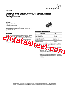 SMV1470-004型号图片