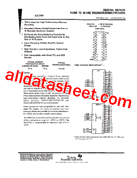 SN54154W型号图片