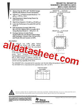 SN54ABT126型号图片