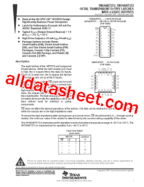 SN54ABT373型号图片