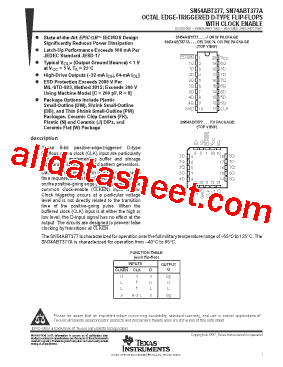 SN54ABT377J型号图片