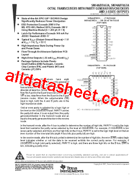 SN54ABT657AFK型号图片