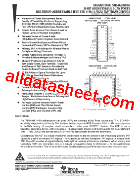 SN54ABT8996JT型号图片