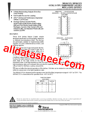 SN54AC373W型号图片