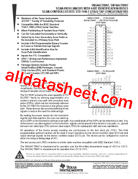 SN54ACT8997型号图片