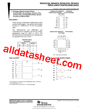 SN54ALS10A_15型号图片