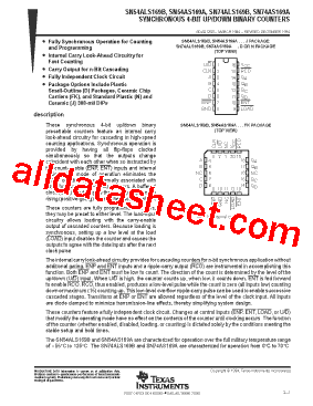 SN54ALS169BJ型号图片