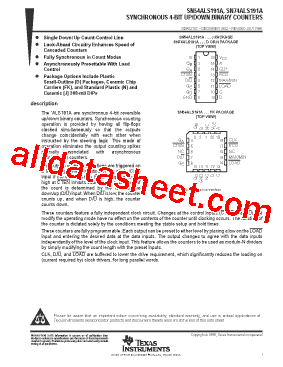 SN54ALS191AJ型号图片