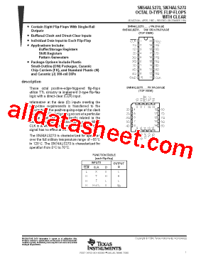 SN54ALS273FK型号图片