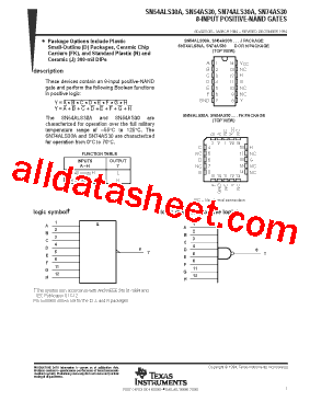 SN54ALS30AJ型号图片