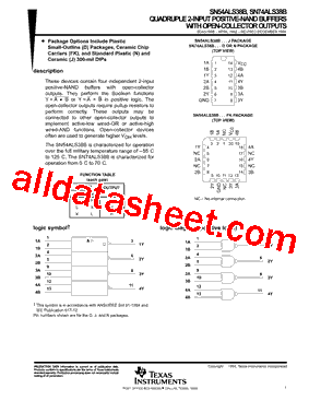 SN54ALS38B型号图片