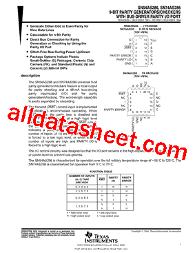 SN54AS286型号图片
