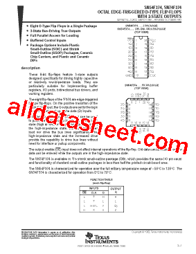 SN54F374FK型号图片