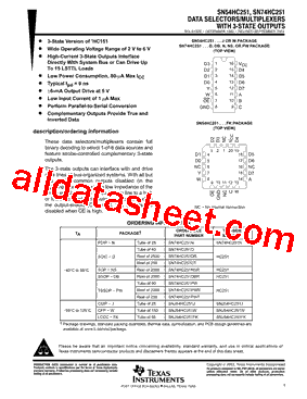 SN54HC251_15型号图片
