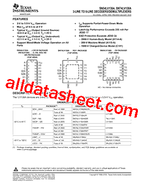 SN54LV138A型号图片