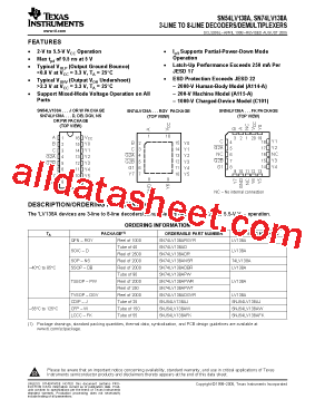 SN54LV138AJ型号图片