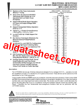 SN54LVTH16652WD型号图片