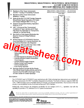 SN54LVTH18512型号图片