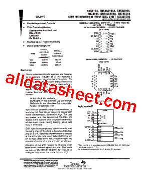 SN54S194型号图片