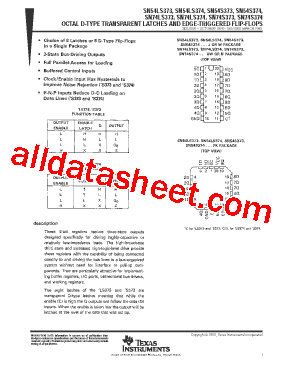 SN54S373W型号图片