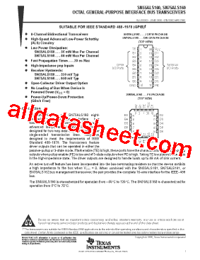 SN55ALS160FK型号图片