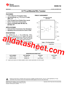 SN65ELT20D型号图片