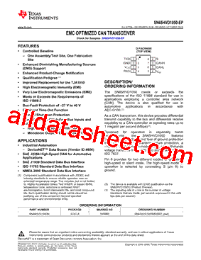 SN65HVD1050-EP型号图片