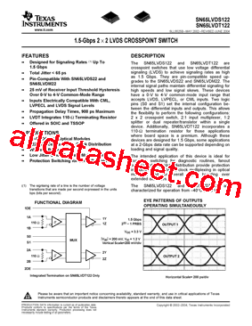 SN65LVDS122DR型号图片