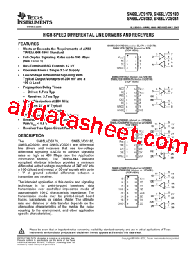 SN65LVDS179DRG4型号图片