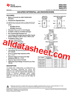 SN65LVDT2DBVT型号图片