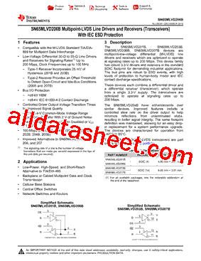 SN65MLVD206BDR型号图片
