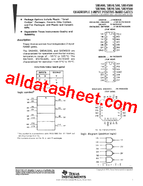 SN7400DG4型号图片