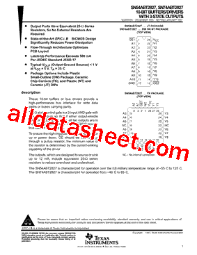 SN74ABT2827DWR型号图片