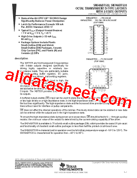 SN74ABT533DWR型号图片