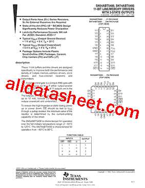 SN74ABT5400型号图片