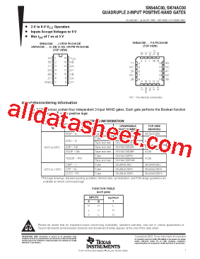 SN74AC00PWR型号图片