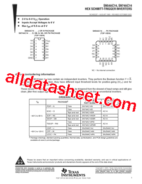 SN74AC14DBRE4型号图片